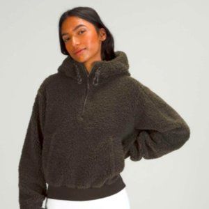 lululemon: Sherpa 1/2 zip hoodie